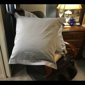 New Sky Blue 2 European Cuddledown Pillow Shams